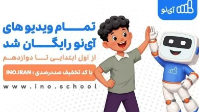 ویدیوهای مدرسه مجازی «آی‌نو» رایگان شد